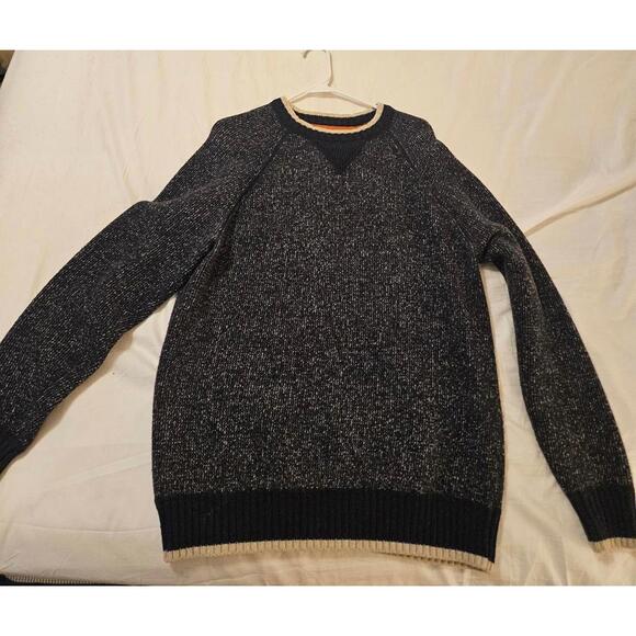 Medium Navy Blue Knit Sweater, Quality Crew Cut - Picture 1 of 8